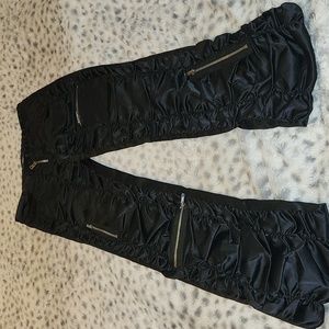 Vintage Y2K Express runched satin pants